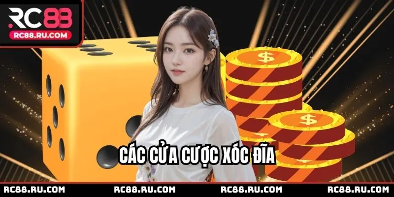 Các cửa đặt cược chính trong game