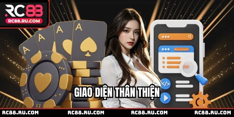 Tải app RC88 với giao diện tiện ích