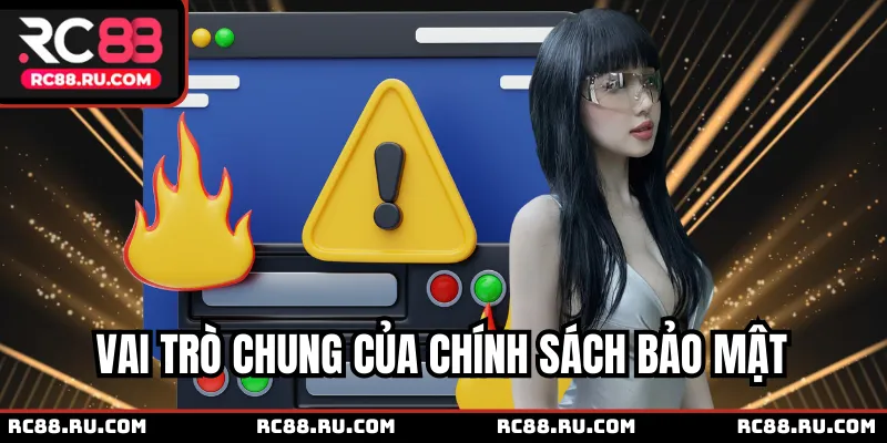 Vai trò chung của chính sách bảo mật